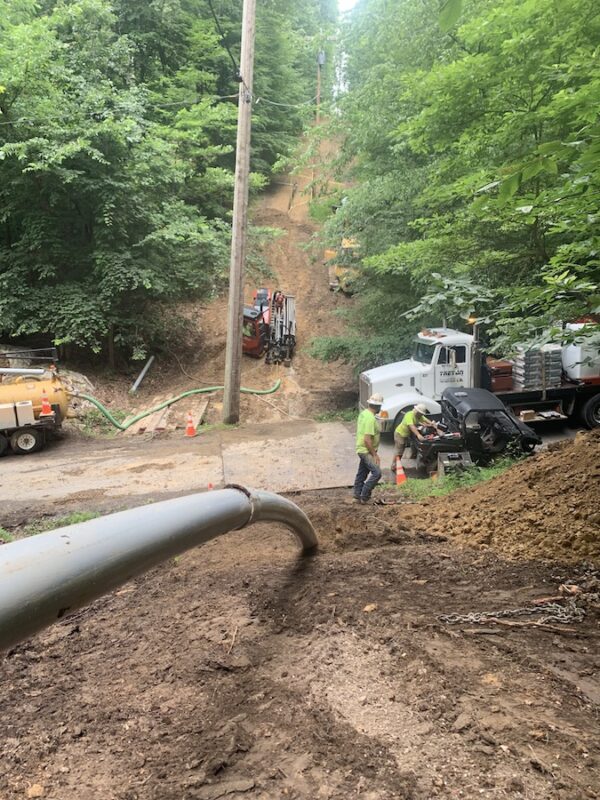 Treton underground utilities