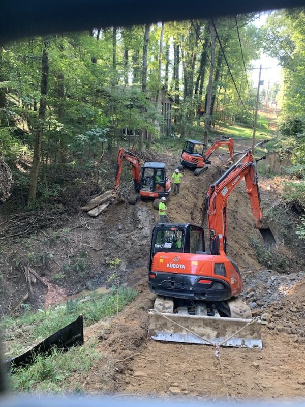 Treton Excavation In Mini Kubota